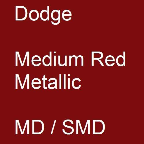 Dodge, Medium Red Metallic, MD / SMD.